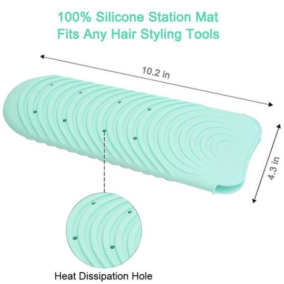 🌹Heat Resistant Mat 🌹for Curling Iron, Flat Iron Silicone Mat Pouch 🌹 - Picture 5 of 8